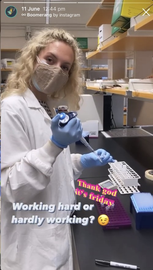 Hannah Prensky in the Lopatkin Lab