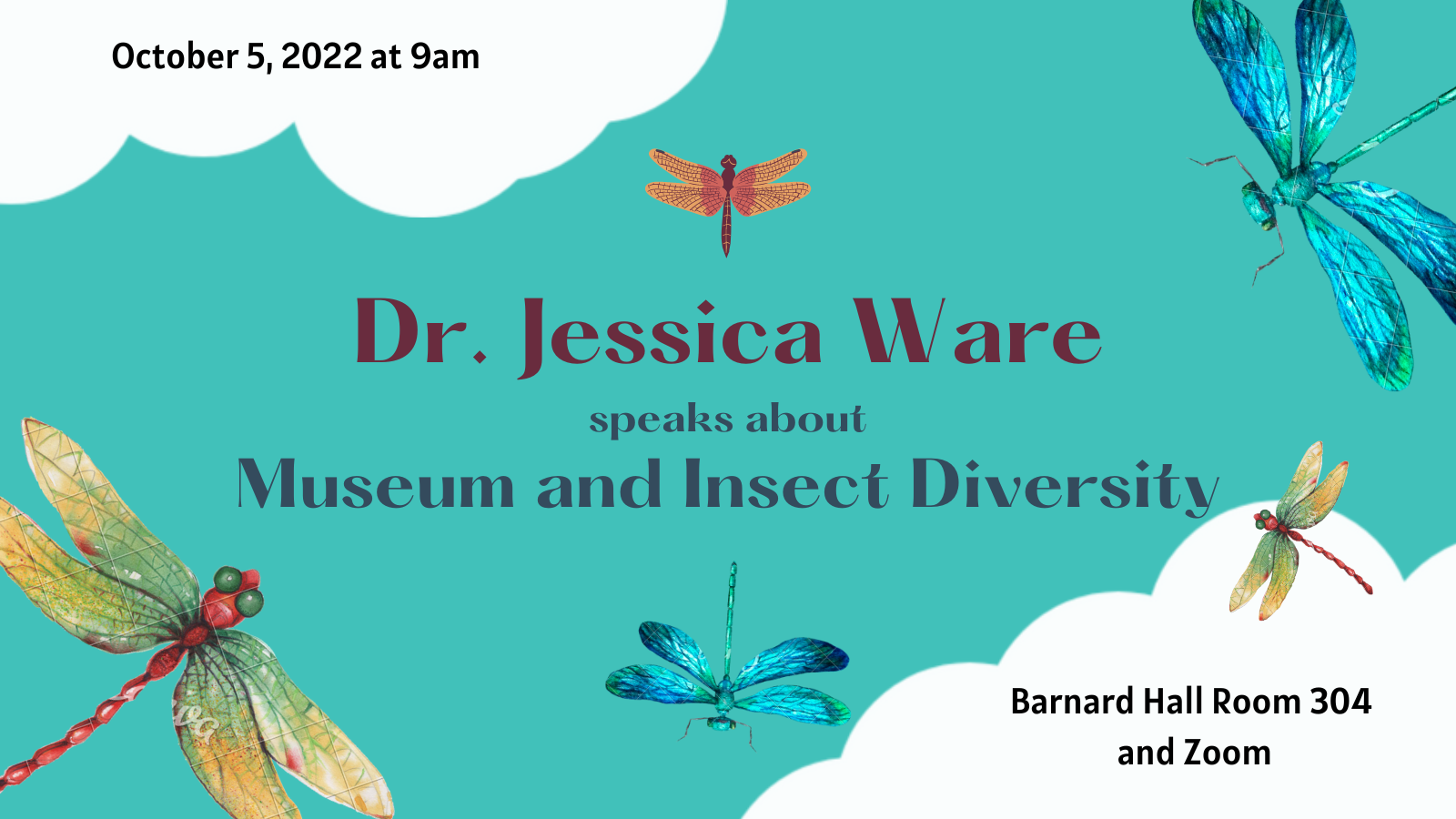 Dr. Jessica Ware, guest speaker, speaks about Museum and Insect Diversity