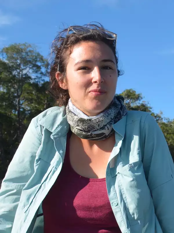 Dr. Resetarits in the field searching for California horn snails